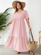 Women's Plus-Size Summer Bohemian-Style Dress