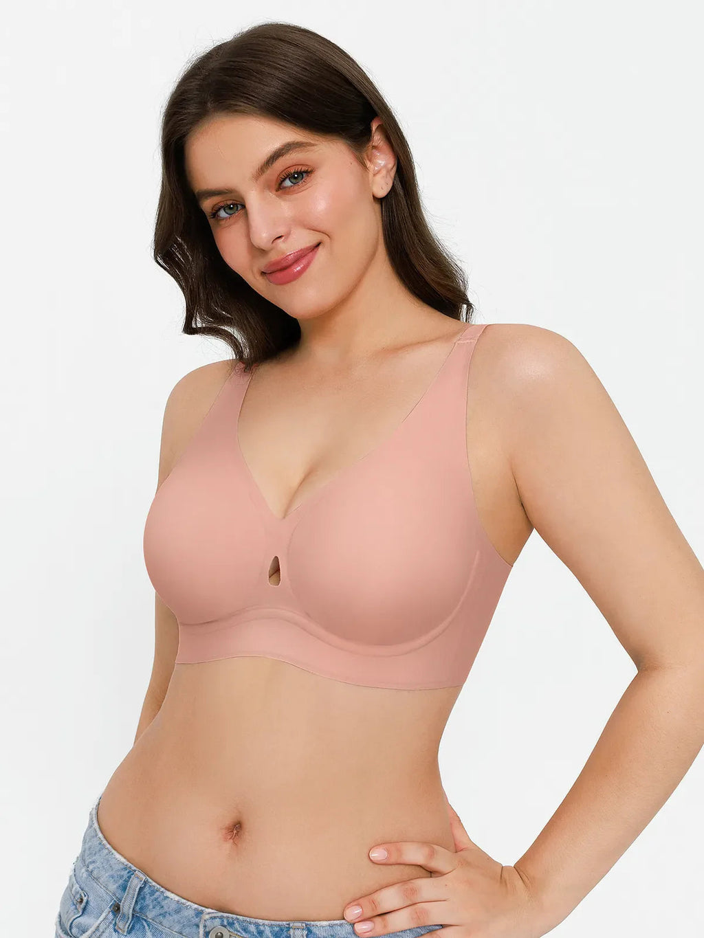 Seamless Wireless Jelly Contour Support Bra