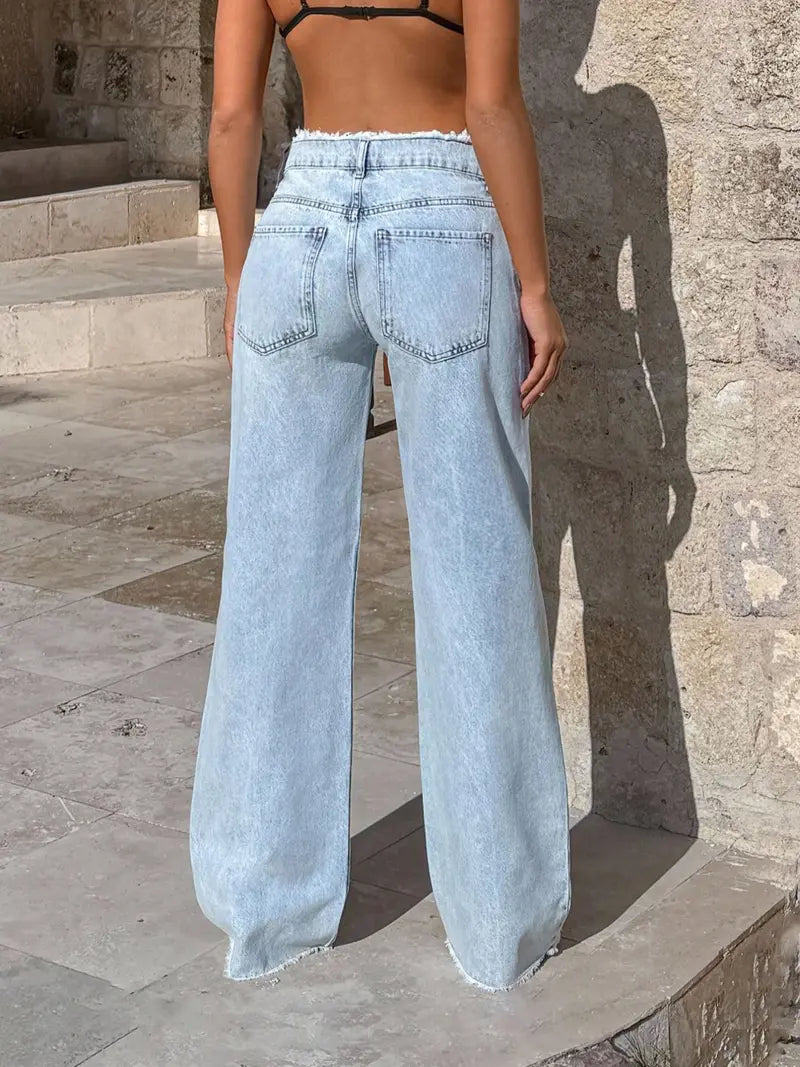 Women's High-Waisted Baggy Jeans