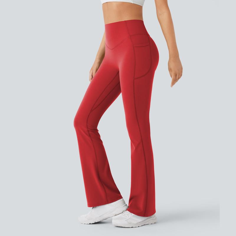 UltraSculpt High Waisted Tummy Control Shaping Yoga Flare Leggings
