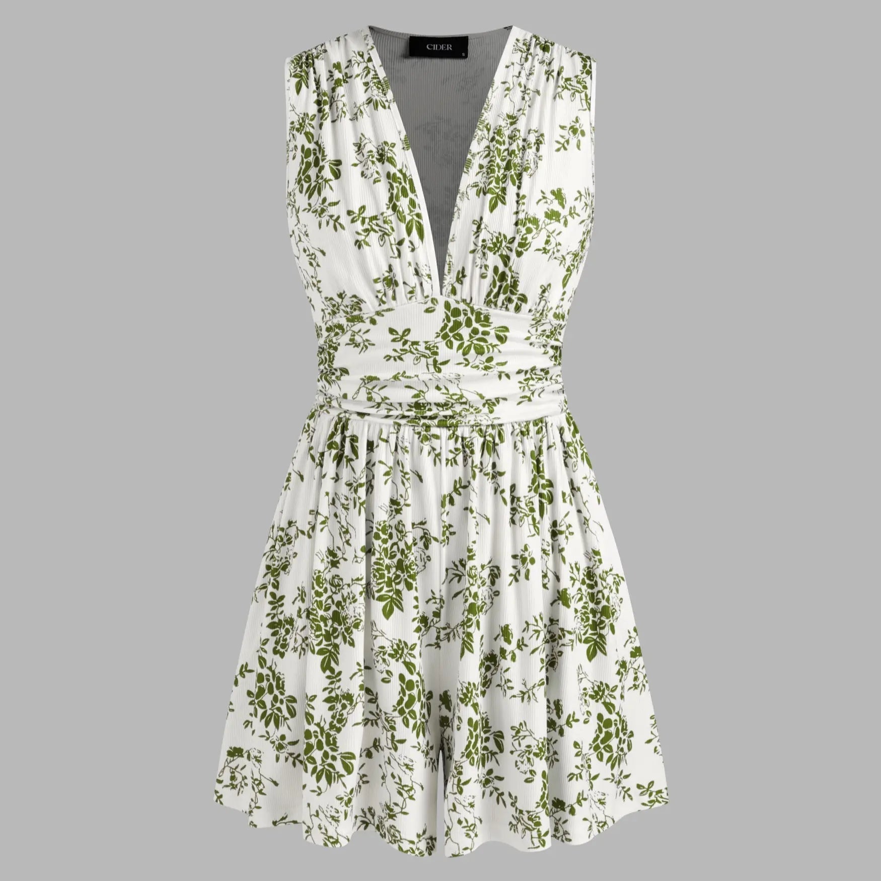 Women's Spring/Summer Sleeveless V-Neck Romper