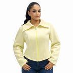 Sculpting Zip Jacket — Elegant Fit, Premium Comfort, Soft & Substantial Fabric