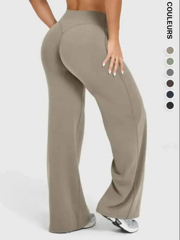 Women's Casual Wide Leg Sport Pants, Perfect Choice for Autumn Winter, Comfortable Fashion Design, Ideal for Daily Wear