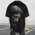 Crown Of Thorns Portrait Washed T-Shirt