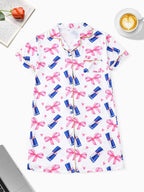 Women's Nightdress Set, Comfortable Casual Minimalist Fitted Aesthetic Homewear, Spring Summer Autumn Sleepwear Loungewear, Ladies Home Clothing, 2 Piece Outfit