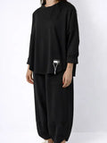 SPRING two-piece set consisting of a shirt and trousers made of soft and compact fabric