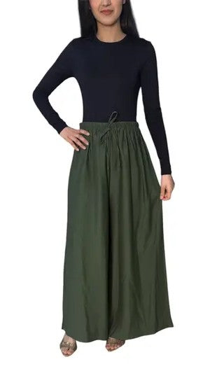 Pantalon Large Taille Unique Coupe Fluide & Confort