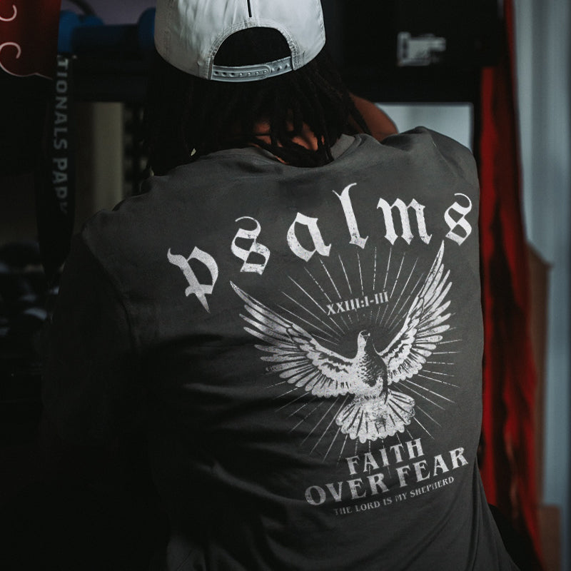 Faith Over Fear Printed Men's T-shirt