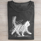 Minimalist Cat T-shirt