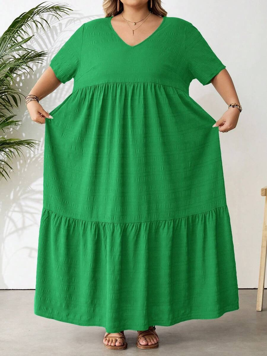Women's Plus-Size Summer Bohemian-Style Dress
