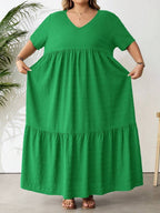 Women's Plus-Size Summer Bohemian-Style Dress