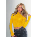 Off-shoulder T-shirt