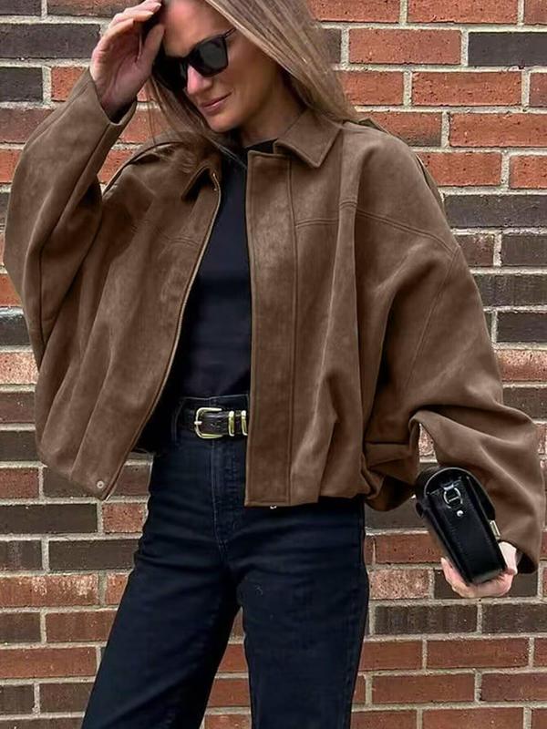 Casual Zip Up Jacket Women's Winter Jacket