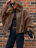 Casual Zip Up Jacket Women's Winter Jacket