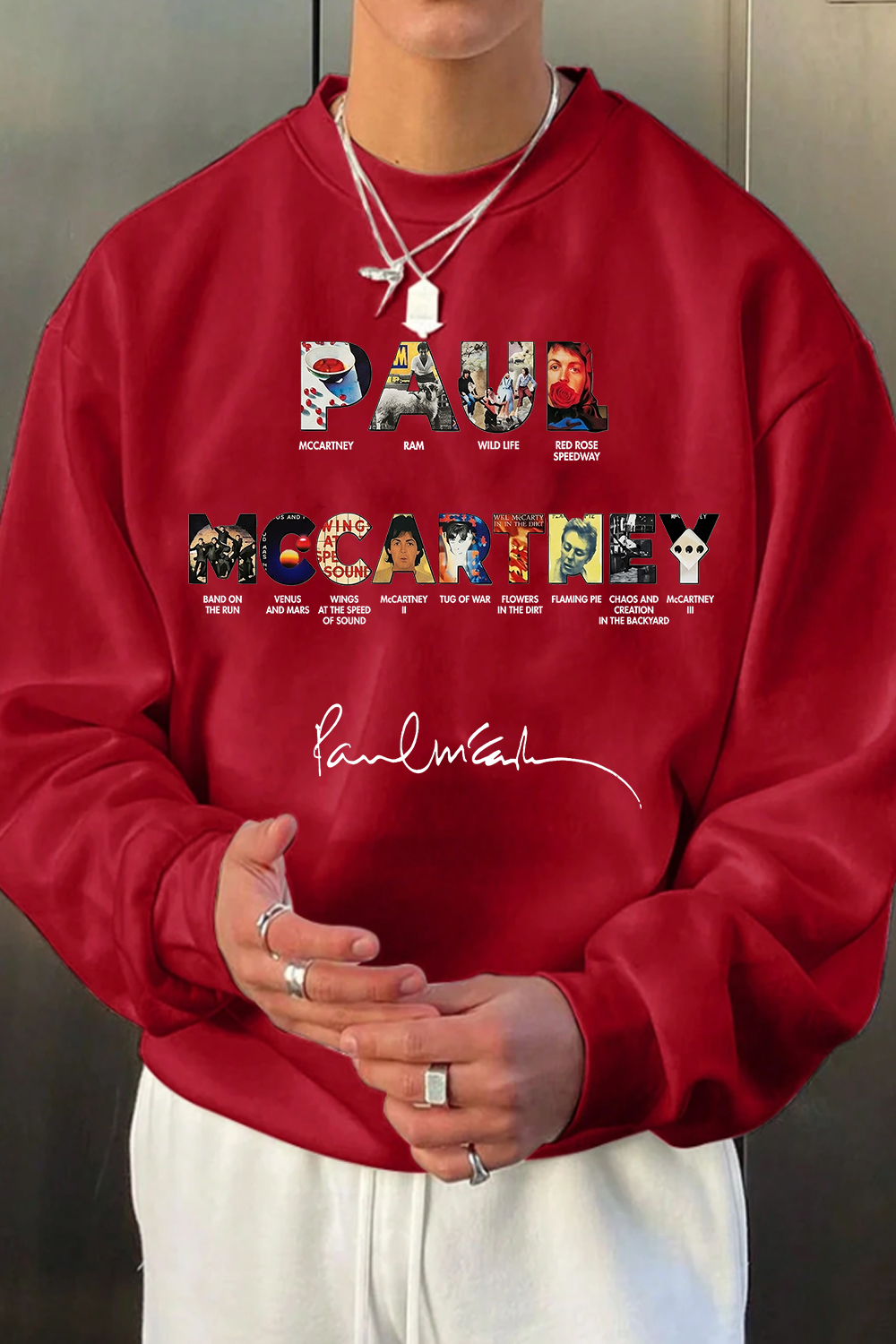 Paul Mccartney Print Sweatshirt