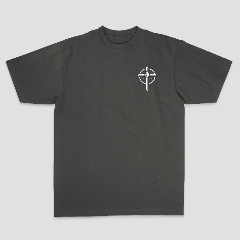 Saved By The Blood Printed Men's T-shirt