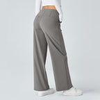 High Waisted Pocket Straight Leg Work Pants, Business Casual Outfits for Women, Women's Sports & Outdoor Clothing