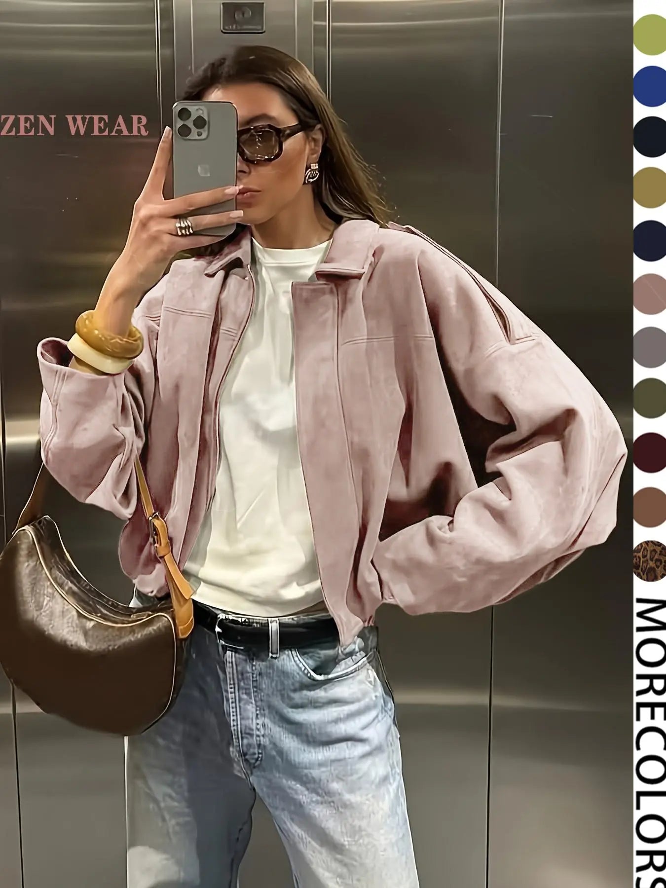 Casual Zip Up Jacket Women's Winter Jacket
