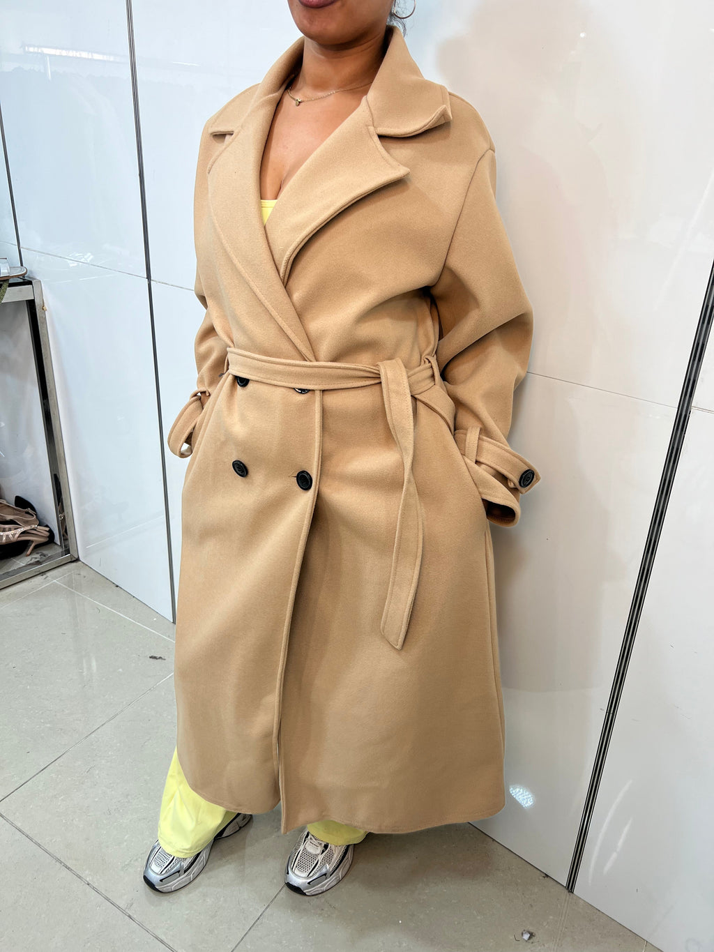 Trench long oversize