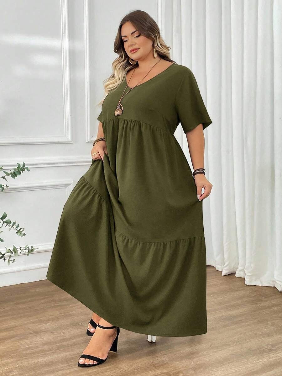 Women's Plus-Size Summer Bohemian-Style Dress