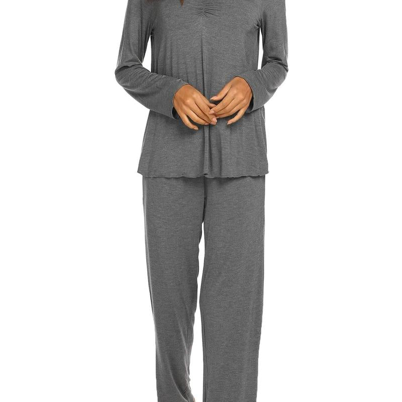 Womens Pajama Sets 2 Piece Lounge Set Fall Winter Pajamas