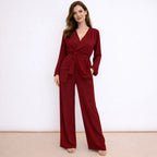 Completo Pantaloni E Maglia Incrociata