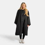Drying Robe Waterproof Wind Resistant Changing Robe Soft Sherpa Fleece Lined Oversized Hooded Long Sleeve Coat Jacket for Kids Adults Men Women Surfing Beach Swimming Keep Dry