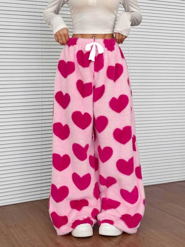 Winter New Vintage Plaid Elastic Straight Loose Thick Warm Casual Pants, Comfortable and Stylish for Cold Weather Wear