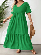 Women's Plus-Size Summer Bohemian-Style Dress