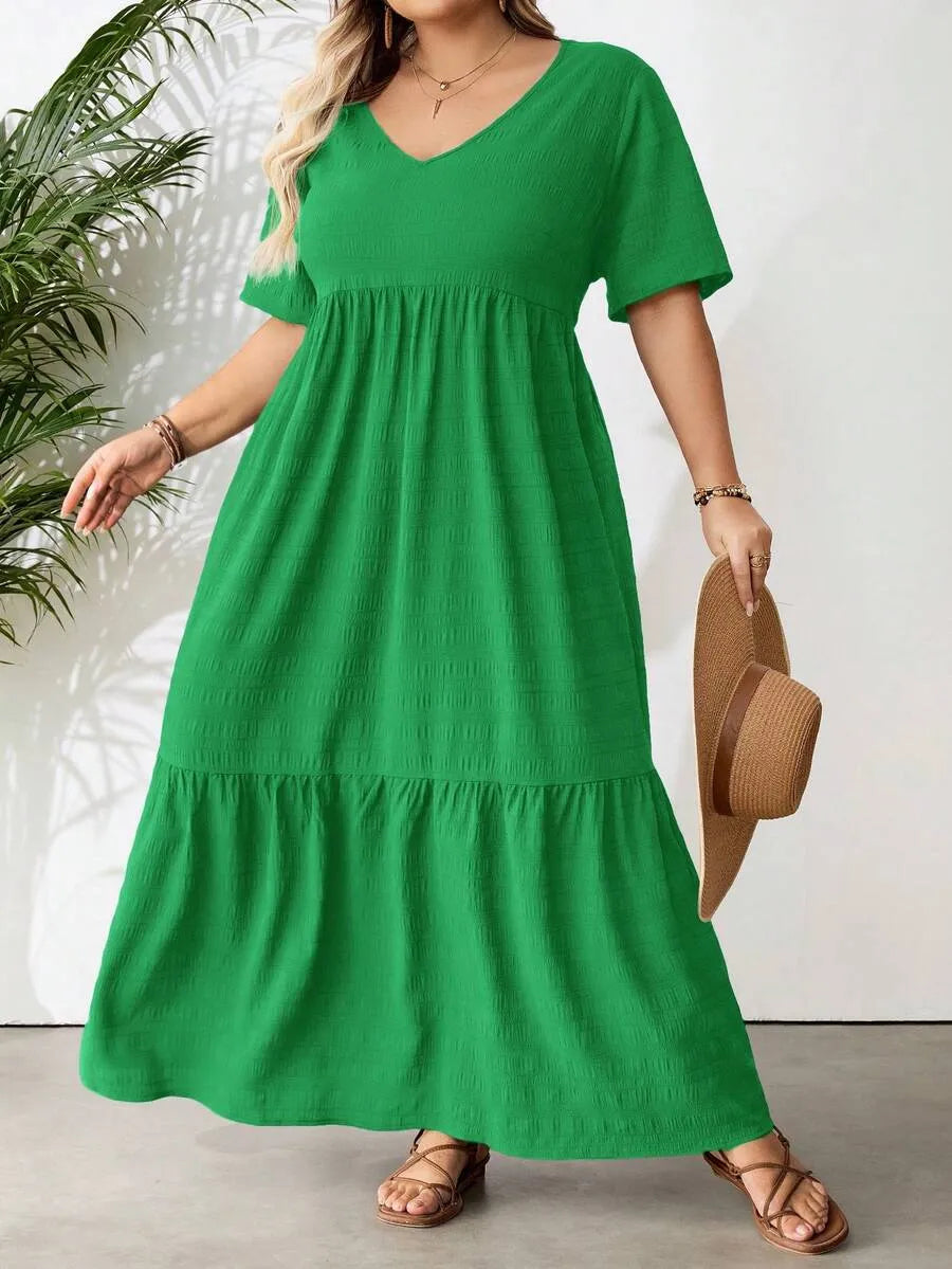 Women's Plus-Size Summer Bohemian-Style Dress