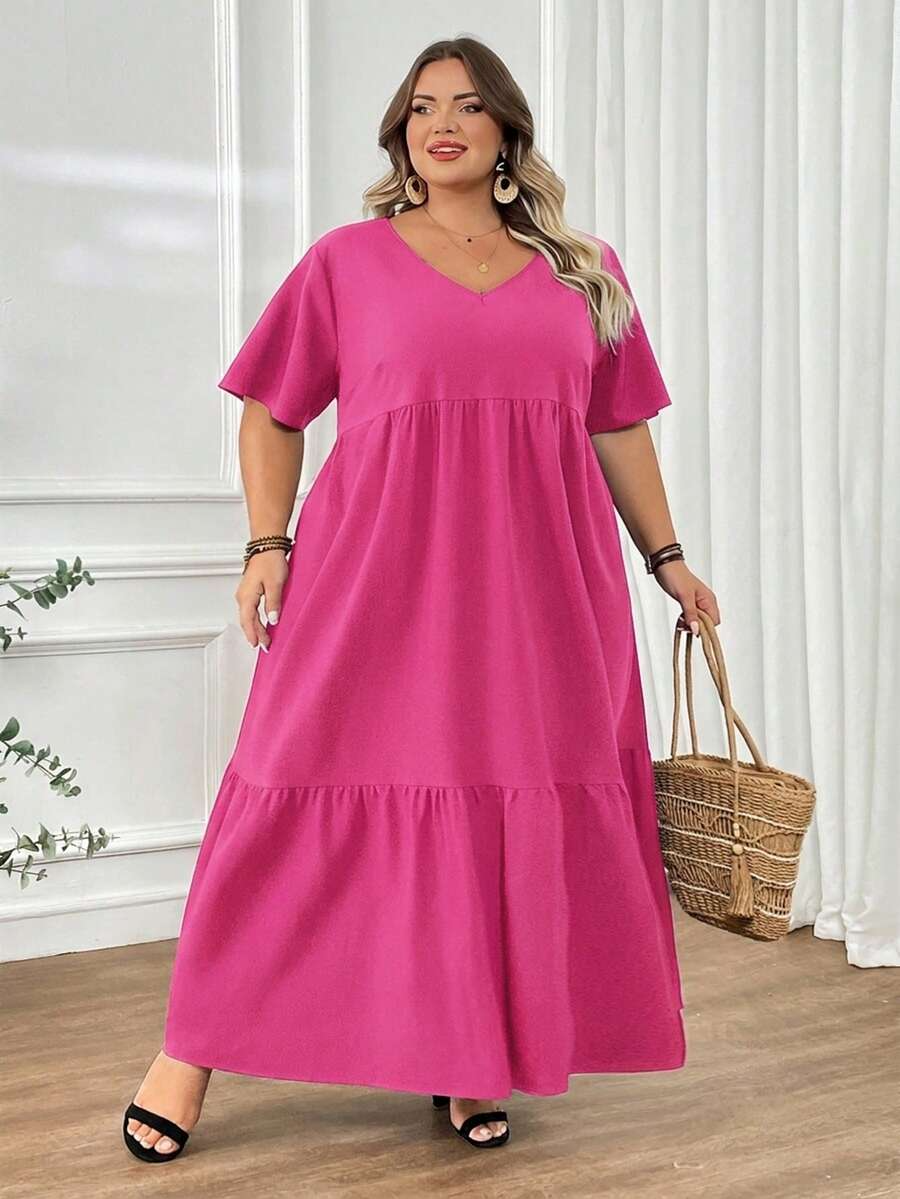 Women's Plus-Size Summer Bohemian-Style Dress