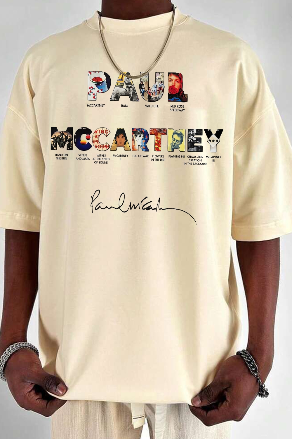 Paul Mccartney Print Shirt