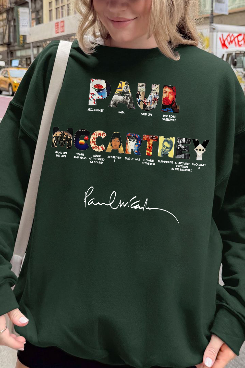 Paul Mccartney Print Women Sweatshirt