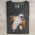 Funny Halloween Ghost Raccoon T-shirt