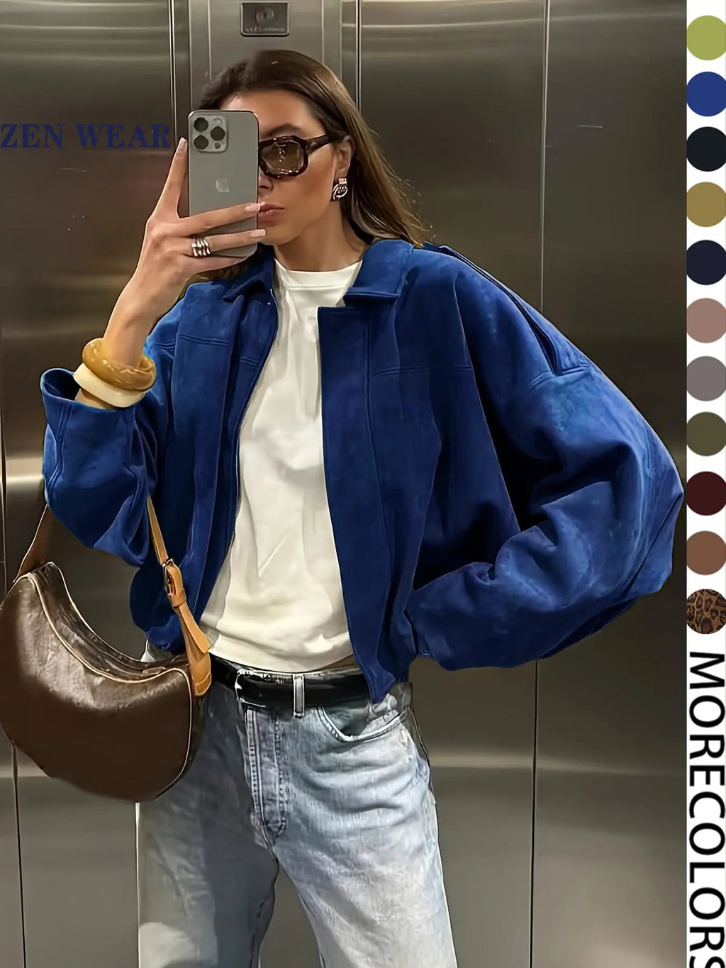 Casual Zip Up Jacket Women's Winter Jacket