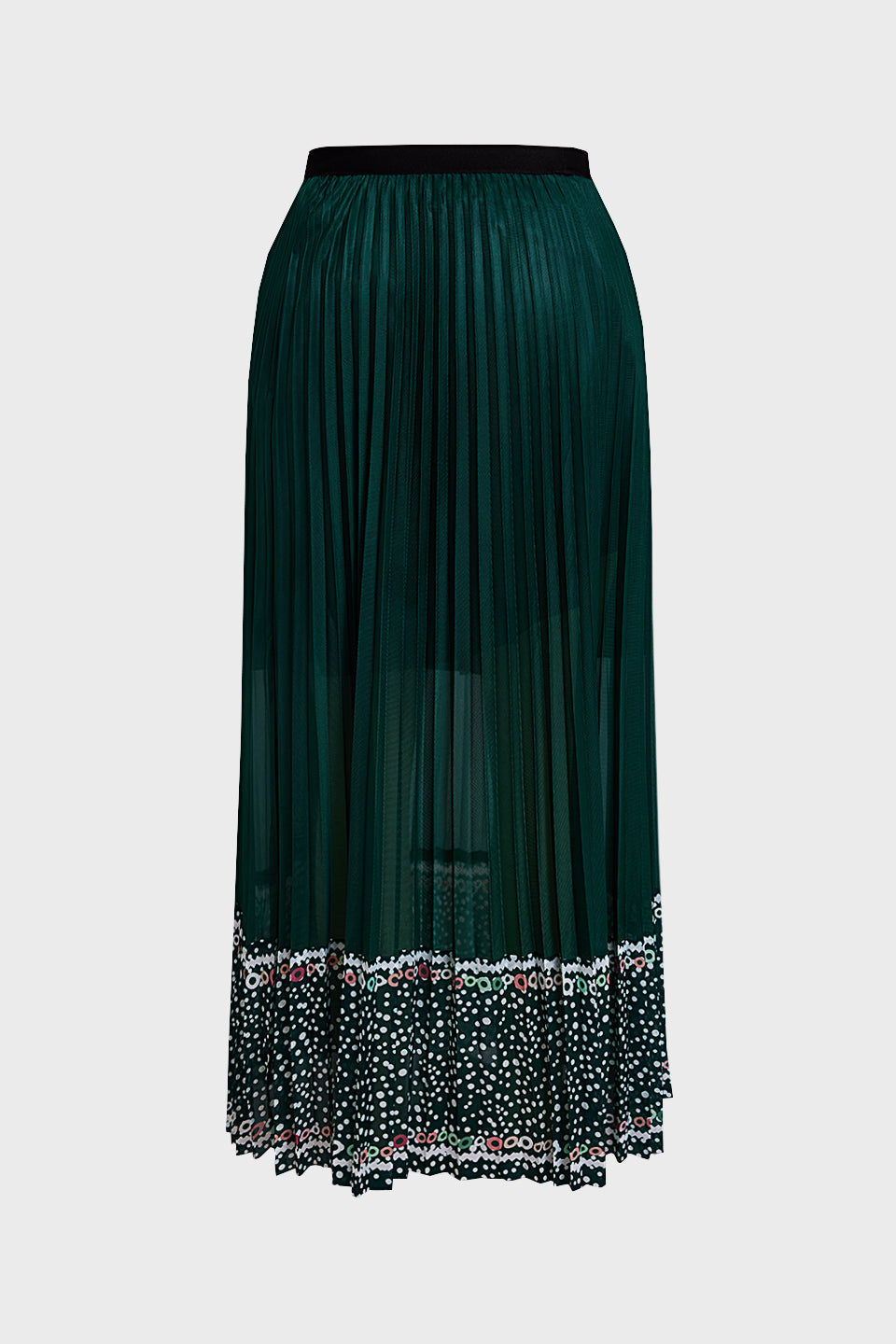 Curveins Plus Size Square Neck Long Sleeve Pleated Waist Maxi Dress
