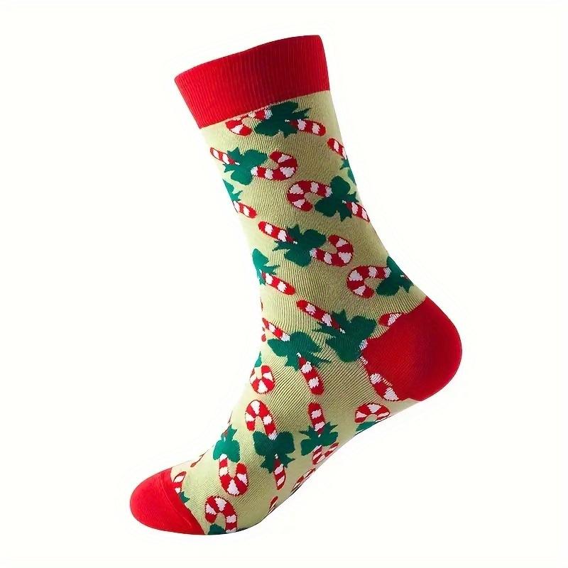 10 Pairs of Cute Cartoon Christmas Stockings for Women/men