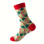 10 Pairs of Cute Cartoon Christmas Stockings for Women/men