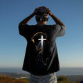 Holy Cross Silhouette Printed Men's T-shirt