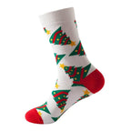 10 Pairs of Cute Cartoon Christmas Stockings for Women/men