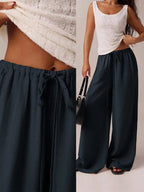 Women's Solid Pocket Pants
