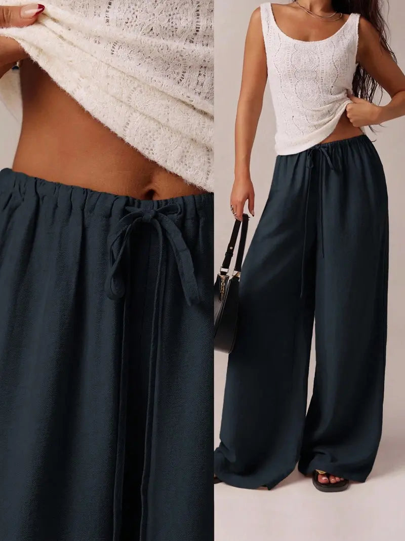 Women's Solid Pocket Pants