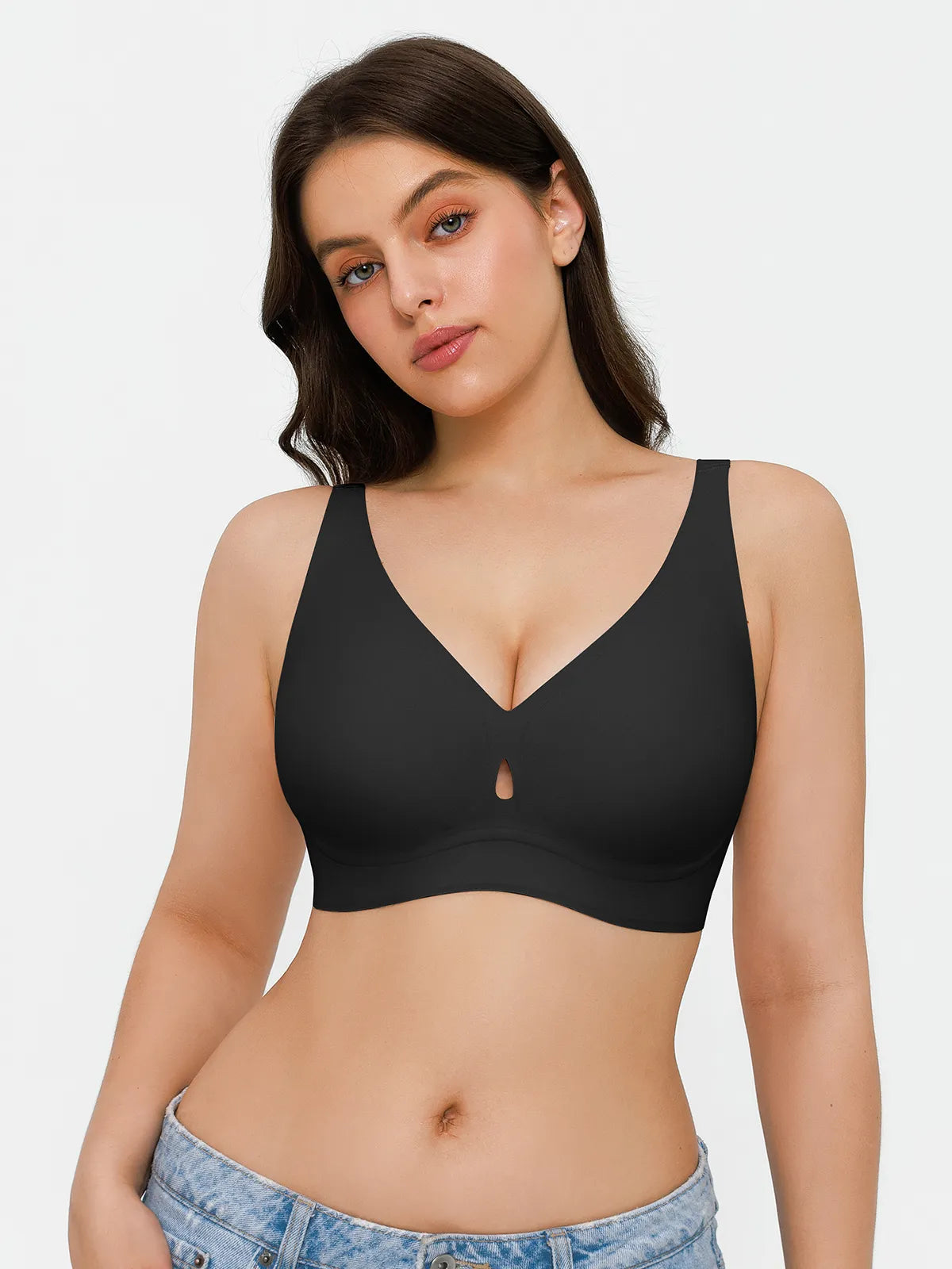 Seamless Wireless Jelly Contour Support Bra
