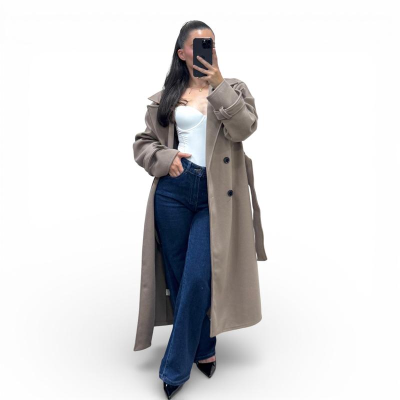 Trench long oversize