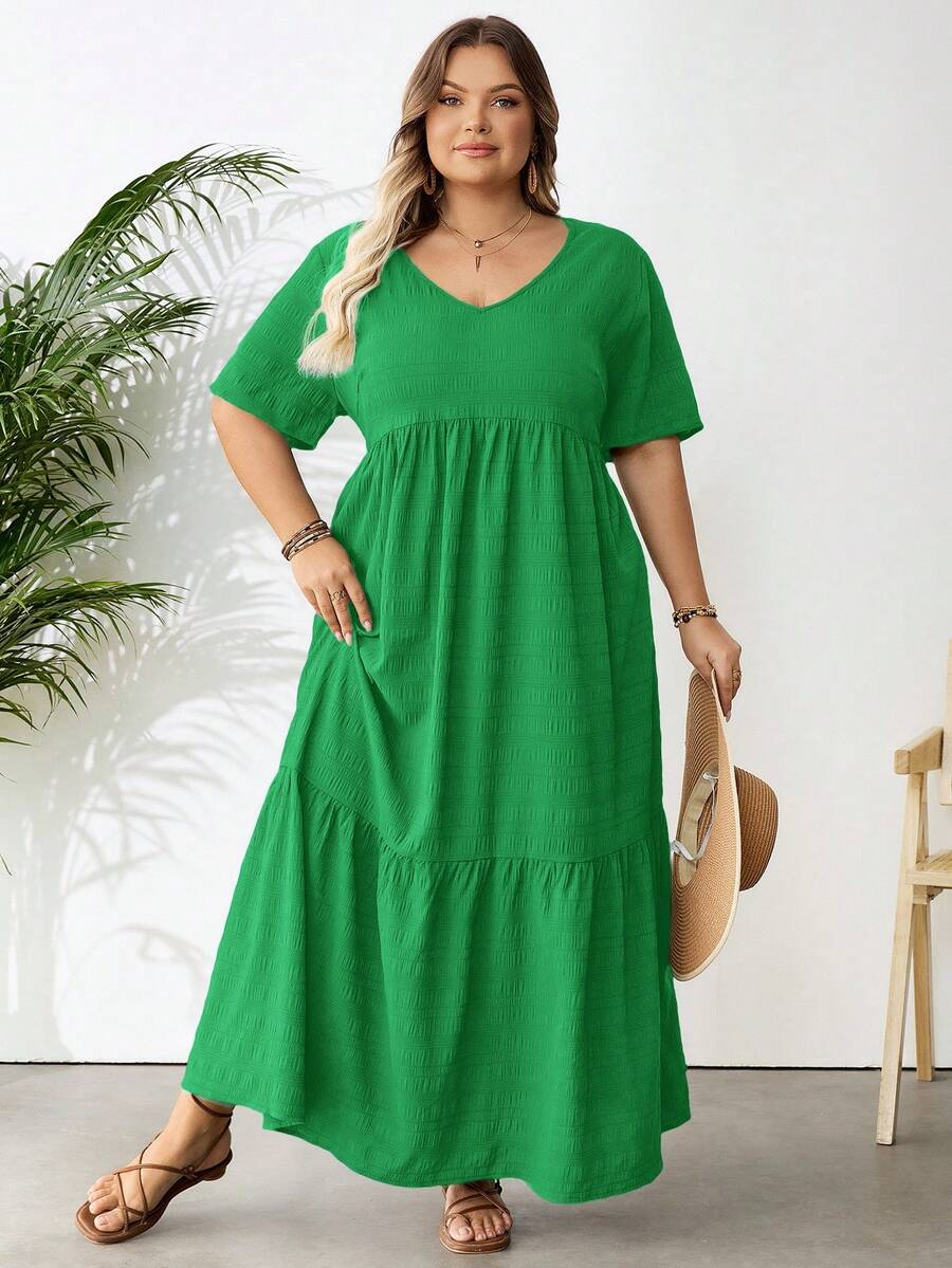 Women's Plus-Size Summer Bohemian-Style Dress