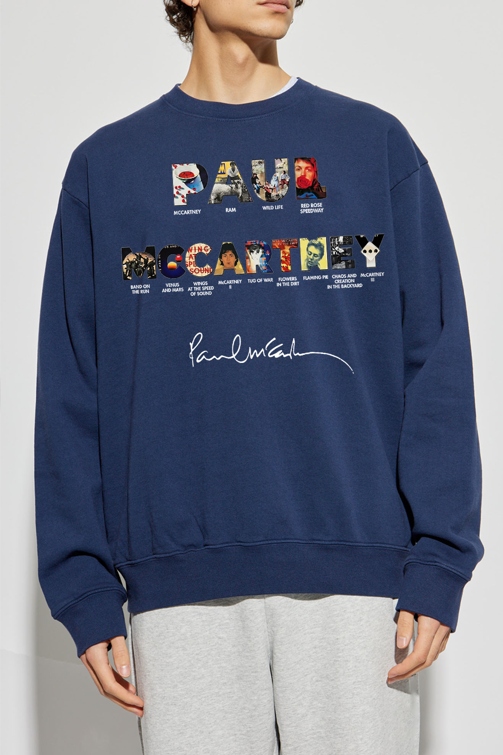 Paul Mccartney Print Sweatshirt