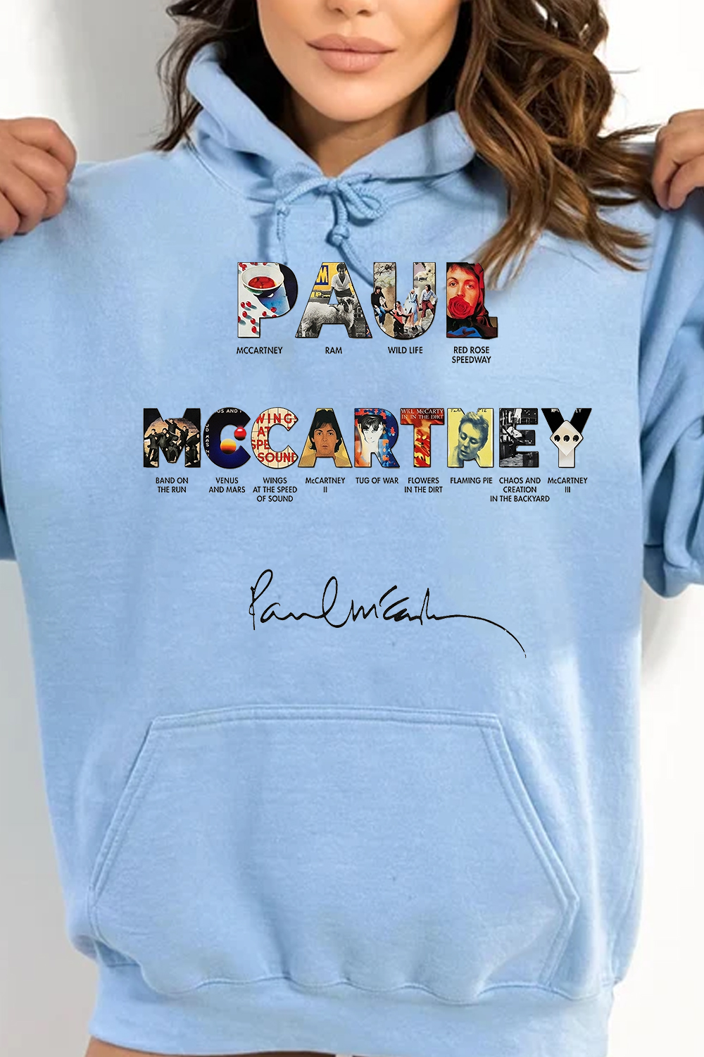 Paul Mccartney Print Women Hoodie
