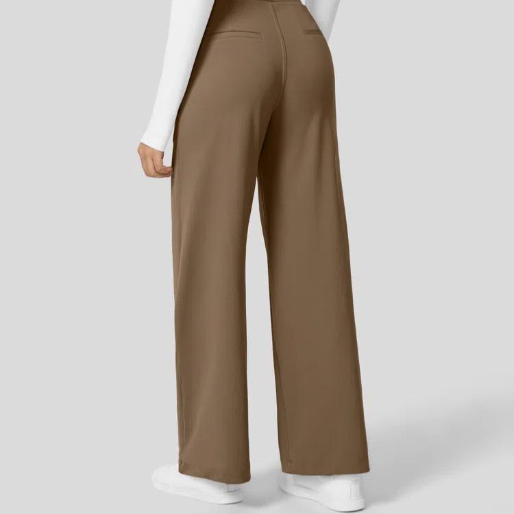 High Waisted Pocket Straight Leg Work Pants, Business Casual Outfits for Women, Women's Sports & Outdoor Clothing