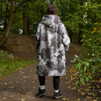 Drying Robe Waterproof Wind Resistant Changing Robe Soft Sherpa Fleece Lined Oversized Hooded Long Sleeve Coat Jacket for Kids Adults Men Women Surfing Beach Swimming Keep Dry