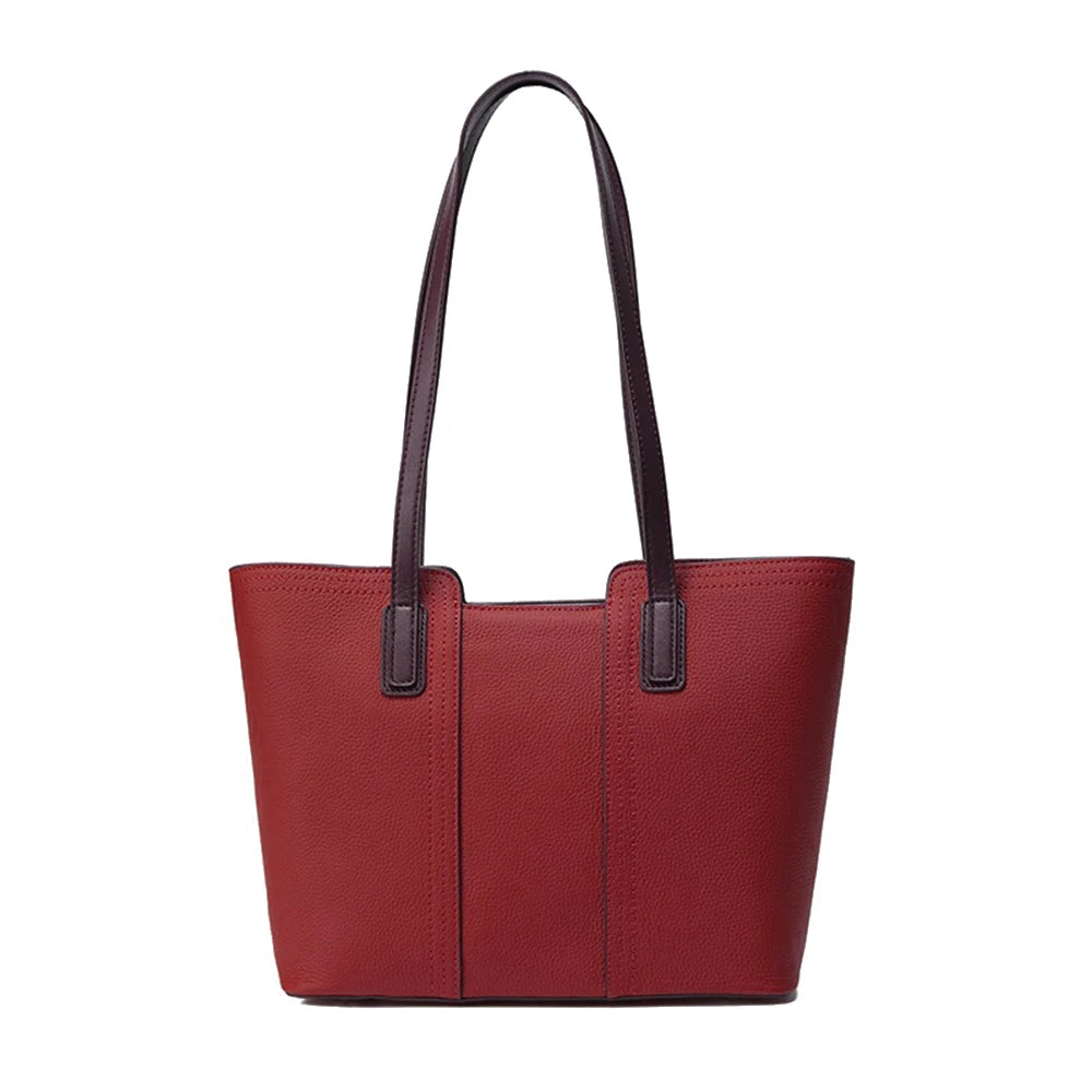 Genuine Leather Work Tote Bag for Women Classic Large